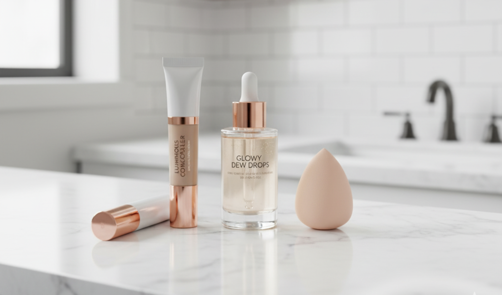 🌸 The Ultimate Glowy Skin Makeup Routine ✨