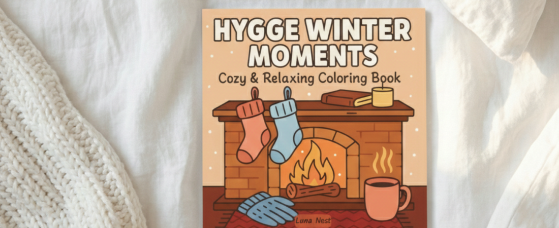 Hygge Winter Moments: The Coziest Coloring Book for Winter Self-Care