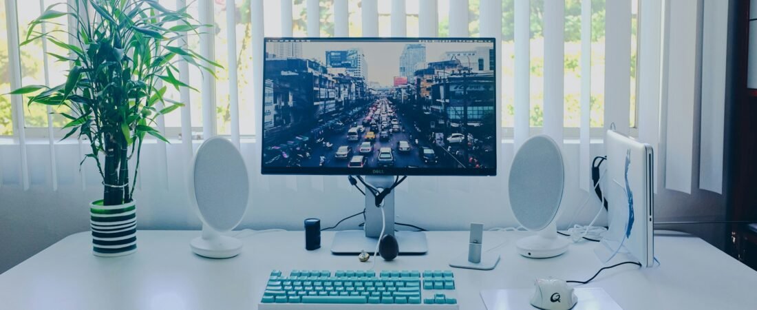 The Clean Beige Gaming Setup That Feels Like a Dream