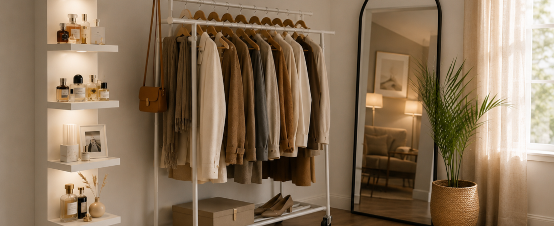 How to Organize a Bedroom Without a Closet: 6 Ideas